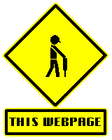Animated road sign: this webpage under construction